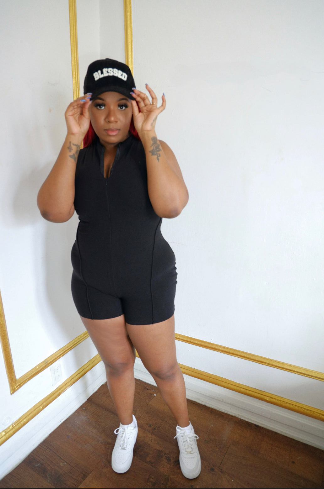 Round The Way Girl | Shorts Romper - Miss DQ