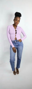 Not Your Type Asymmetrical Boyfriend Jeans - Miss DQ