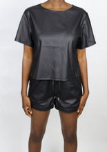 Load image into Gallery viewer, Chloe Vegan Leather Short Set - Miss DQ