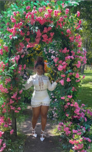 Paris | lace shorts jumpsuit - Miss DQ